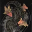Gaston SUISSE (1896-1988) - Poissons Japonais et gorgone stylisée, C 1930.